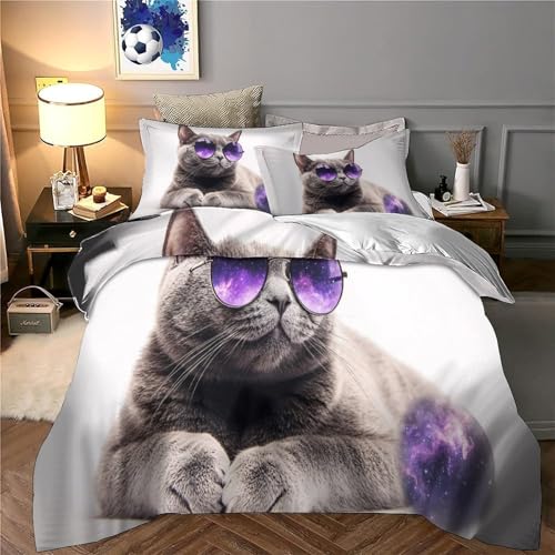 Housse de couette microfibre de qualité supérieure lit 140x200 cm