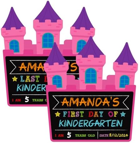 First Day Of Preschool Sign Wonderjune 15.7 Inches First Last Day Of