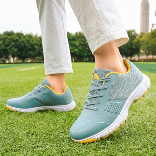 Image of Waterproof Professional Golf Shoes Men Spikes Golf Sneakers Male Outdoor Anti Slip Walking Footwears