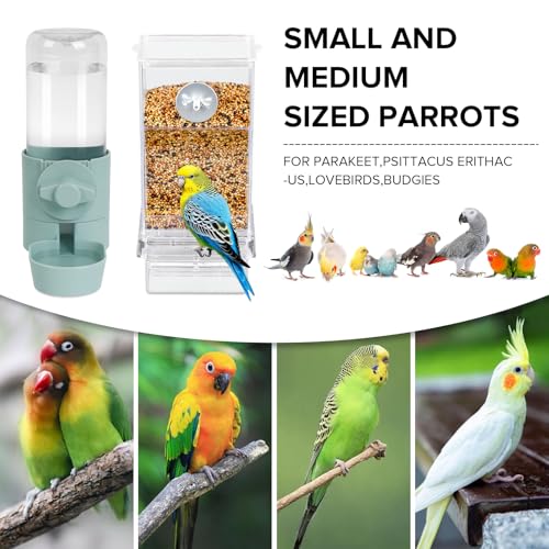 lemtrflo No Mess Bird Feeder Water Dispenser Set, Bird Feeder for Cage by lemtrflo - Image 2