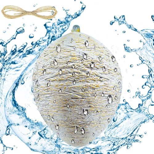 1 Pack Fake Nest Decoy Wasp Faux Hanging Wasp Hornet Waterproof Hive Decoy...