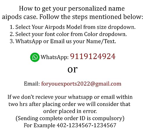 Image of MITZVAH Custom Name Personalised Airpod 2 Case for Airpods 1st and Airpod 2nd Generation Case Cover, Customized Airpods 2 Transparent case with Keychain (Heart After Name-Black)