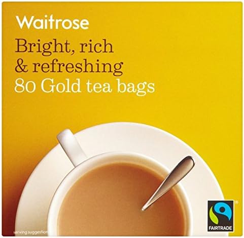 Gold Teabags Waitrose 80 per pack