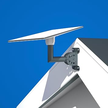 Starlink Standard 4/4X Short Wall Mount Kit, Gen3 Standard Dish, Outdoor Roof Mount, with Starlink Adapter