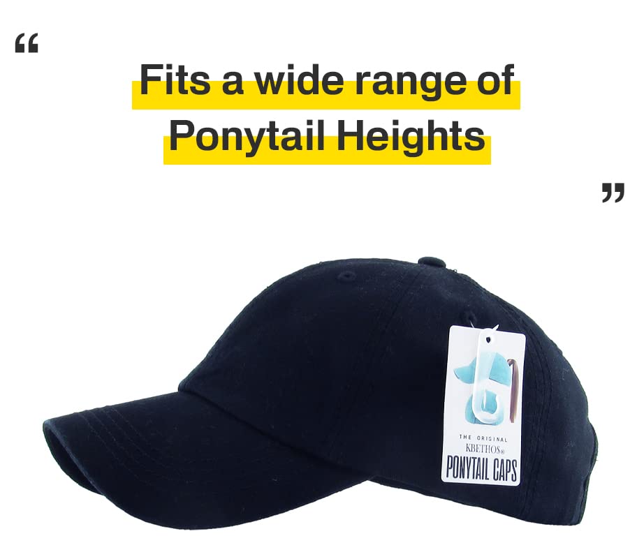 Image of Classic Plain Ponytail Messy High Bun Headwear Adjustable Cotton Trucker Mesh Glitter Hat Baseball Cap
