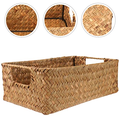 Panier de rangement en rotin pour éliminer le désordre dans votre cuisine