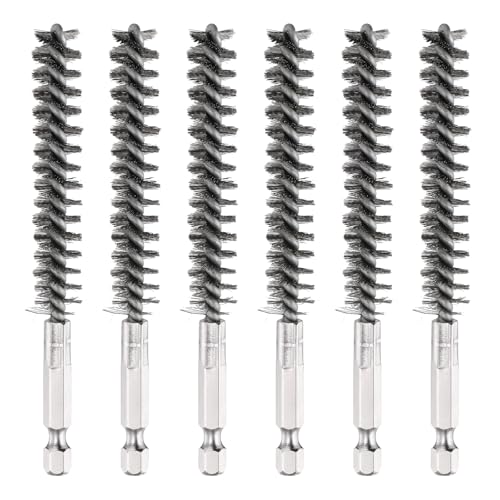 Brosse de nettoyage 12mm pour restaurer vos objets métalliques et entretenir les canalisations