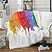 HAOTTP La Coperta È Super Morbida DIY 3D Copriletto in Peluche Copriletto Sherpa Travel Office Divano Quil per Adulti 130X150Cm