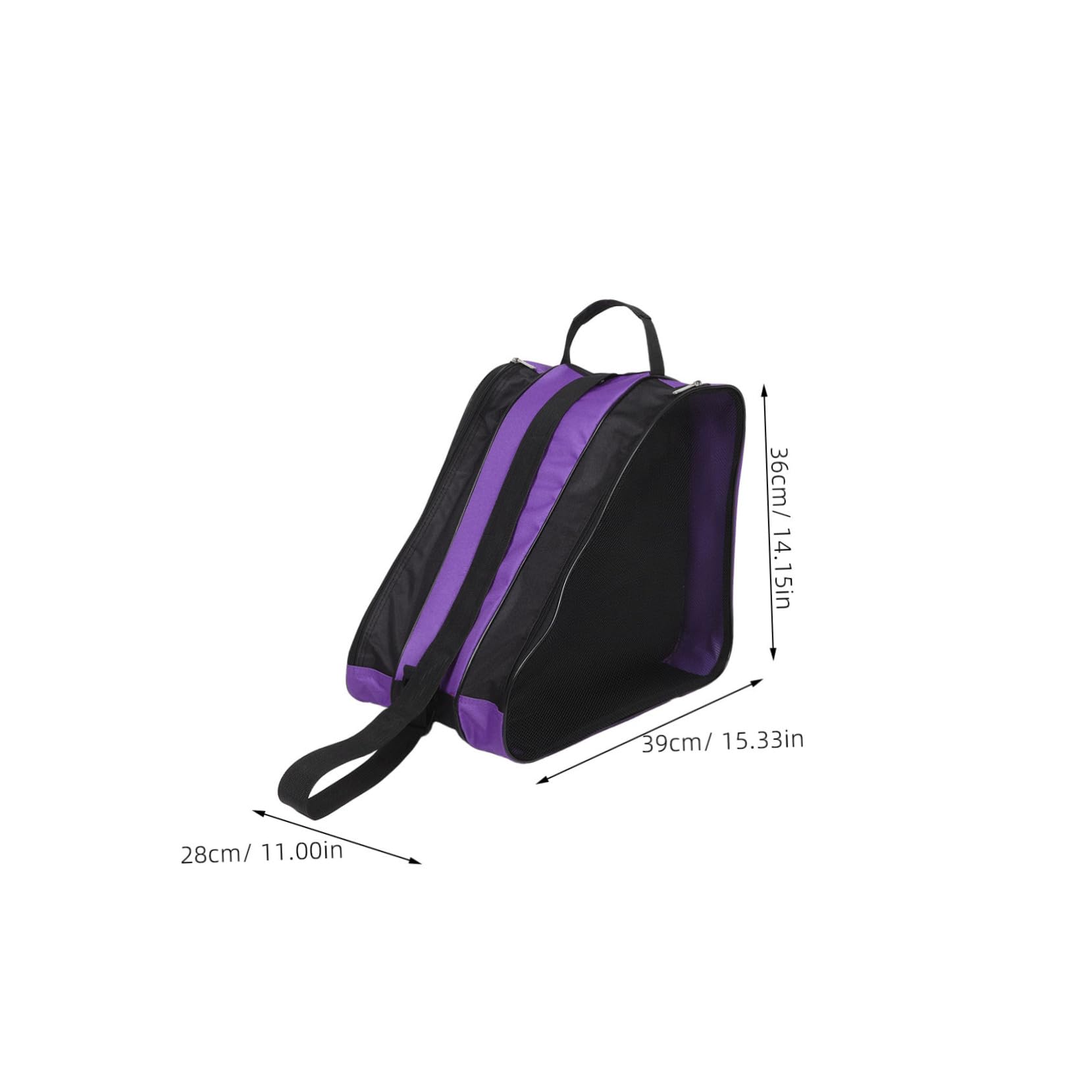 Toddmomy 2pezzi Borsa Per Pattini Da Ghiaccio Per Ragazze Grande Capacità Con Scomparti Multipli Leggera e Portatile Per Pattinaggio Artistico e Trasporto Di Attrezzatura