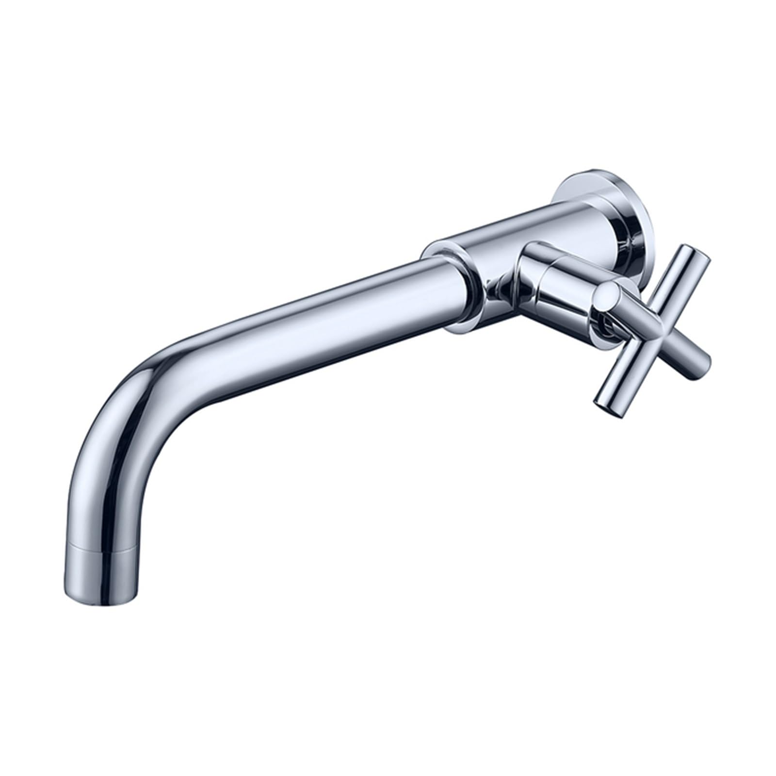 Robinet de salle de bain mural en laiton pour eau froide seule