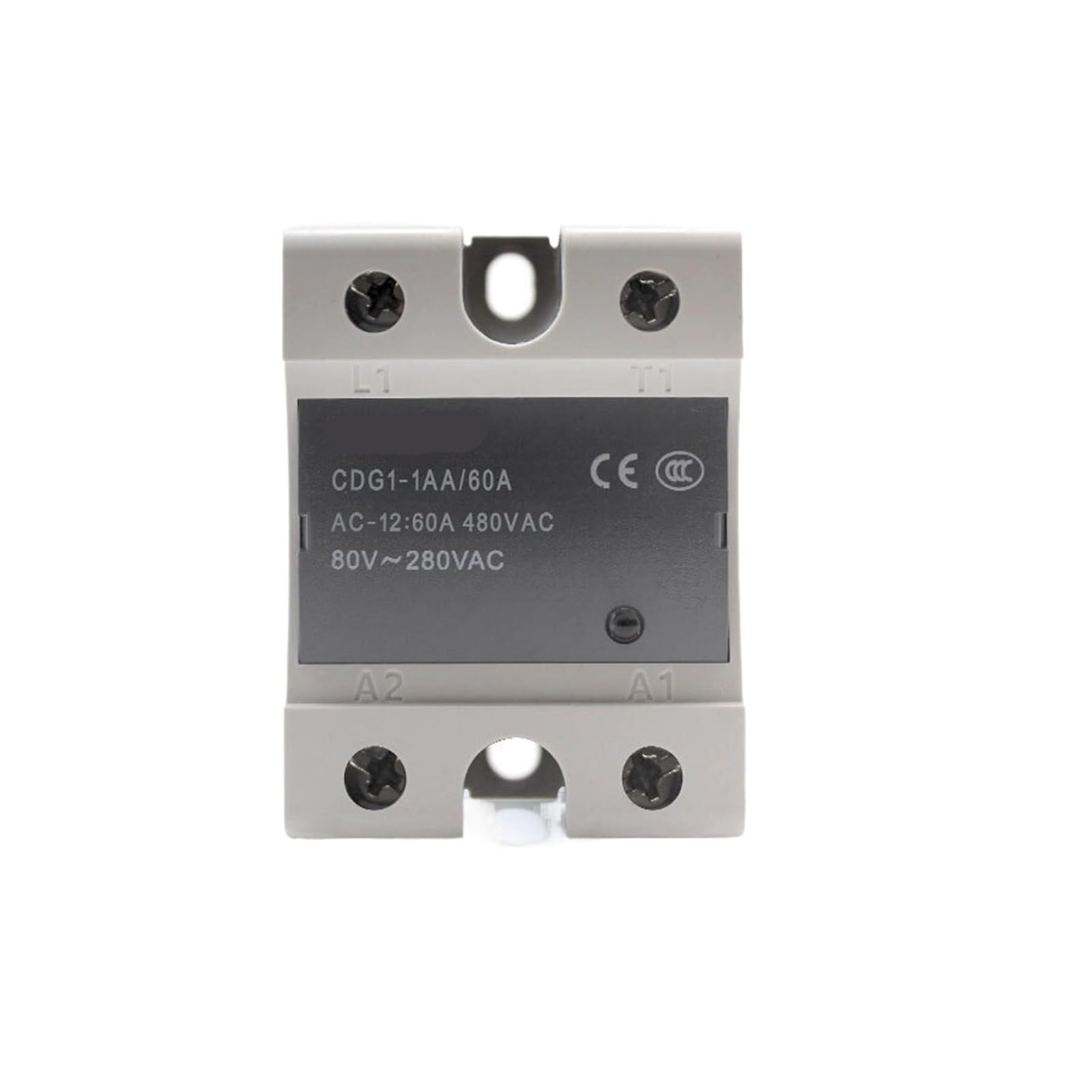 Relais statique SSR monophasé CDG1-1AA 60A avec contrôle AC pour circuit industriel