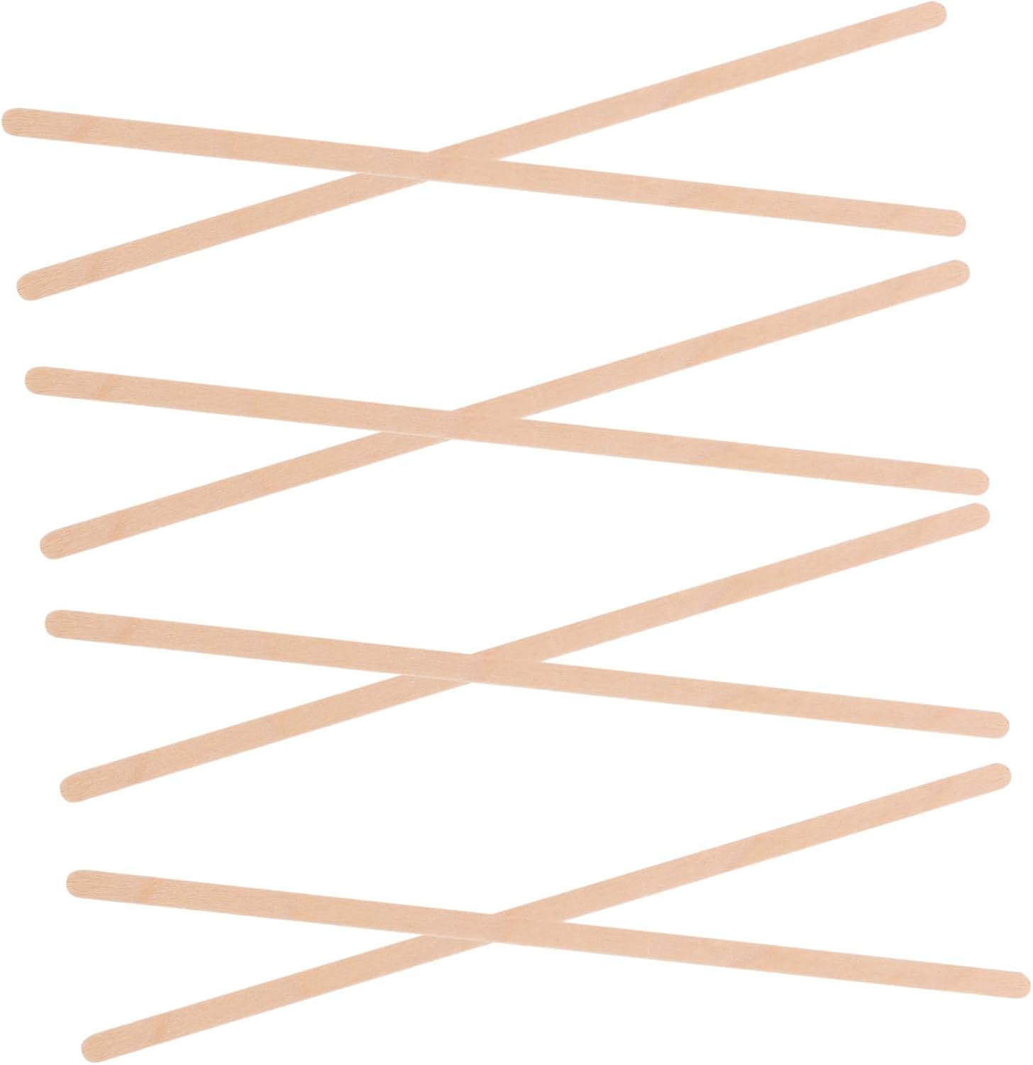 OUNONA 600pcs Disposable Wooden Coffee Stir Sticks Mixing Rods for Cocktails and Beverages Lightweight Wood Drink Stirrer for Coffee Bars