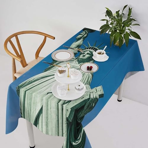 Nappe rectangulaire motif USA lavable pour table de salle à manger