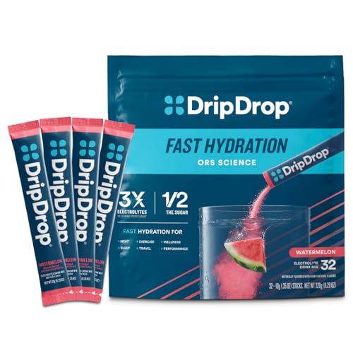 DripDrop Hydration Packets – Watermelon Electrolyte Powder