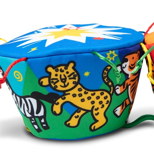Melissa & Doug K's Kids Bongo Drums Soft Musical Instrument, Multicolor, 1 EA - image 4