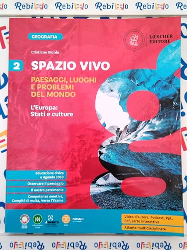 8052331848259 SPAZIO VIVO 2. L'EUROPA: STATI E CULTURE - (9788858347928) + Materiali didattici – Rebillo