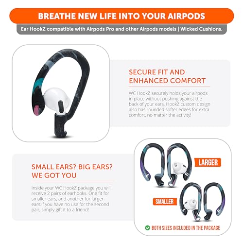Image of WC HookZ - Over-Ear Hooks for AirPods Pro 1, 2 & AirPods 1, 2, 3