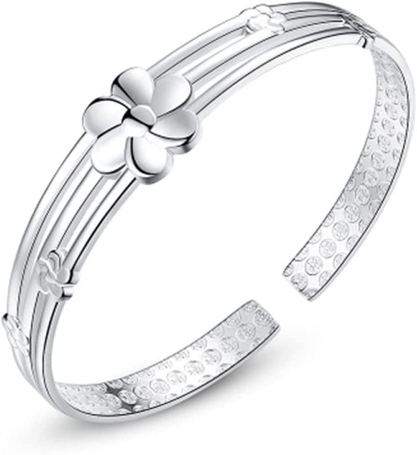 Brazalete de plata ley 925 hipoalergénico que no irrita tu piel