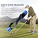 HRUIYL Golf Grip Trainer, Golf Training Aid, Golf Grip Kit, Golf Club Grips, Golf Club Grip, Grip Trainer Golf Club to Help Train Correct Hand Position