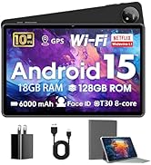 Amazon.com : Tablet Android 15, 10 Inch Tablets, 18GB+128GB, 1TB