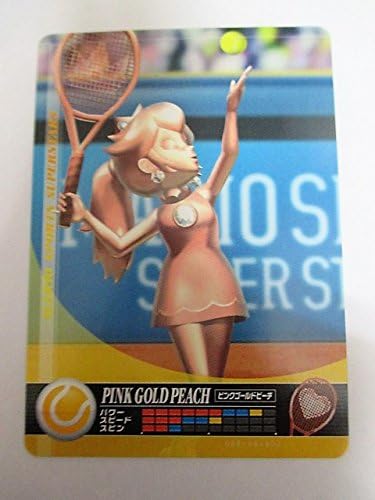 Amazon マリオスポーツ スーパースターズ Amiiboカード ピンクゴールドピーチ テニス 通販