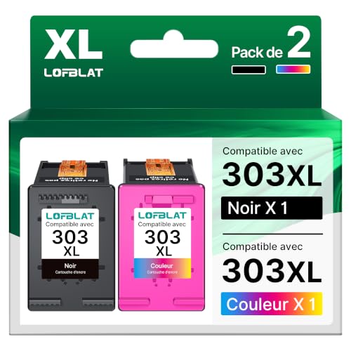Cartouche 303 XL HP LOFBLAT pour Imprimer vos Photos de Famille à la Maison