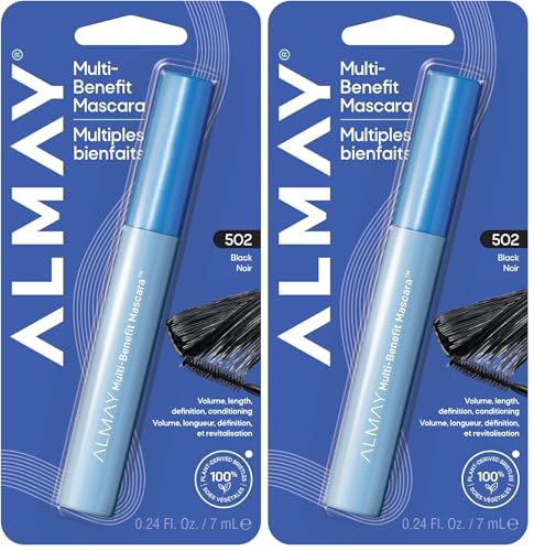 Almay Multi-Benefit Mascara - Volumizing + Lengthening (Pack of 2)