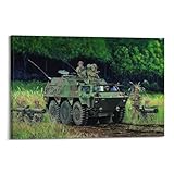 Militärfahrzeug-Poster, JGSDF, Typ 82, Kommandoposten, dekorative Leinwand, Familienschlafzimmer, Kunstwerk, Bild, Gemälde, 30 x 45 cm