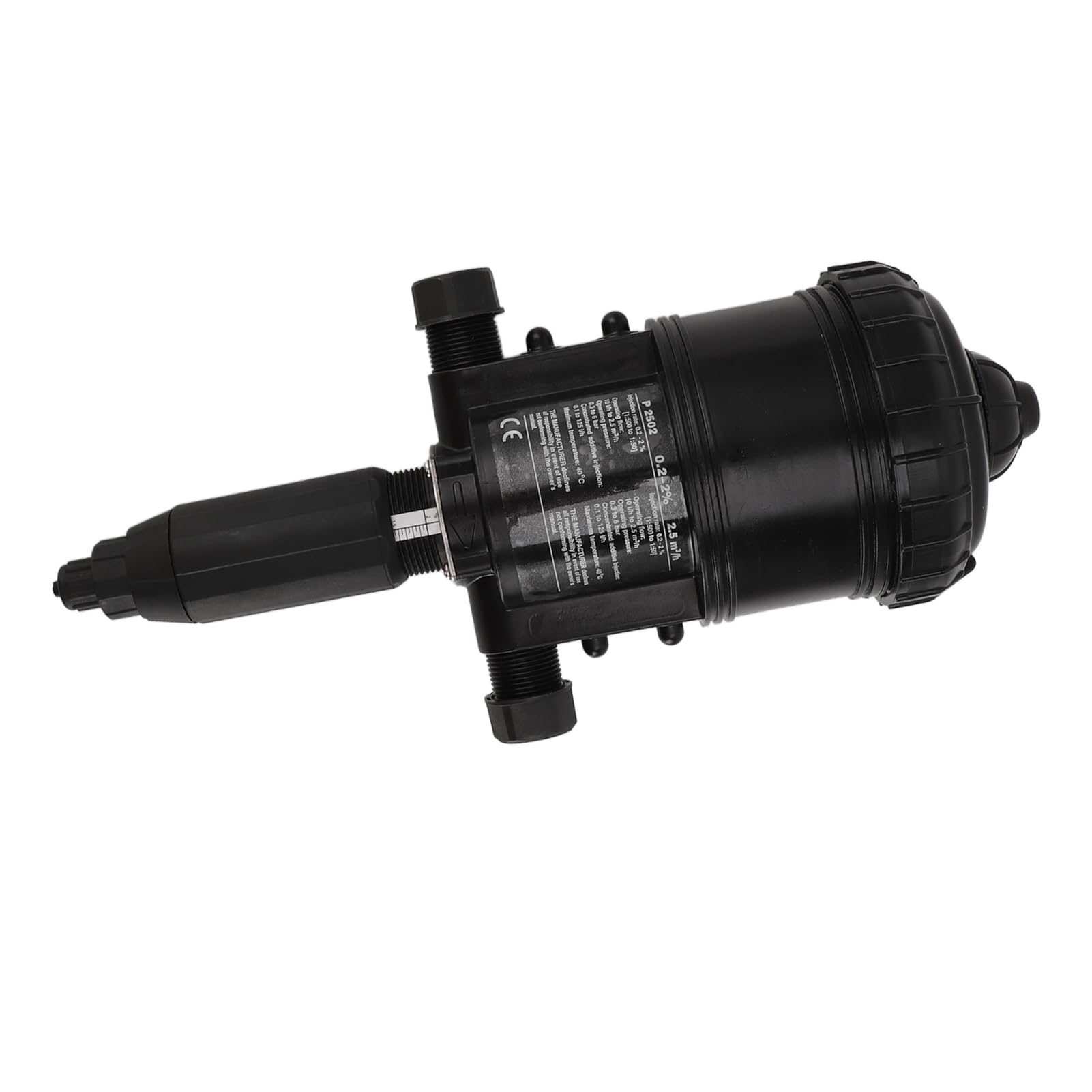 Inyector de Fertilizante Ajustable, Bomba Dosificadora Proporcional de Plástico Alimentada por Agua para Riego por Goteo, Cuidado de Jardines y Ganado (0,2 a 2%)