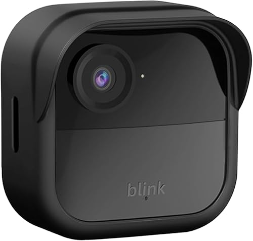 Funda de silicona para Blink Outdoor 4 (4.ª generación), resistente a la intemperie, funda de silicona antiarañazos que proporciona protección Negro