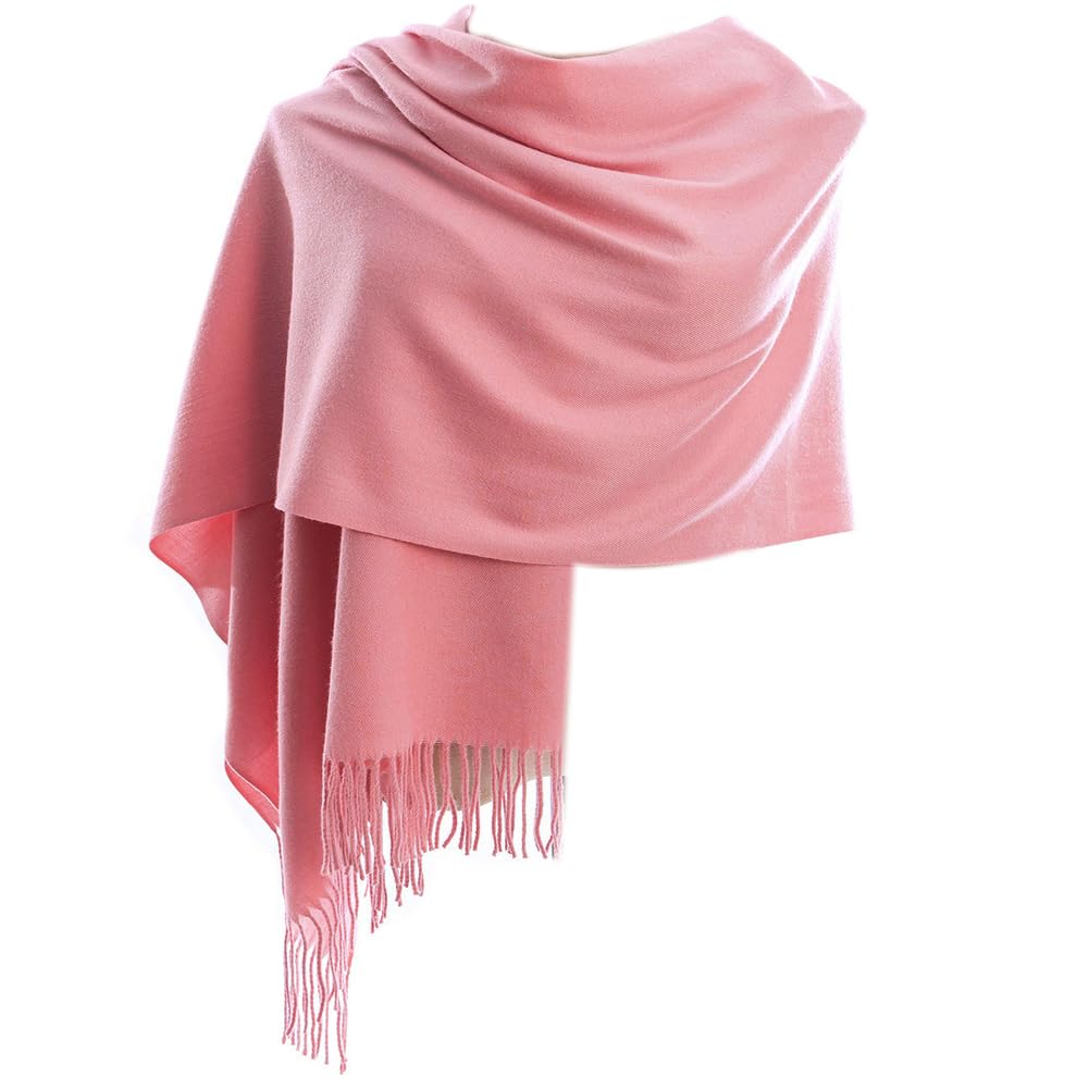 CYZLANN Damen-Schals, weiche Schals und Wraps, Kaschmir-Haptik, Schals für Damen und Herren, Cremeweiß, Einheitsgröße