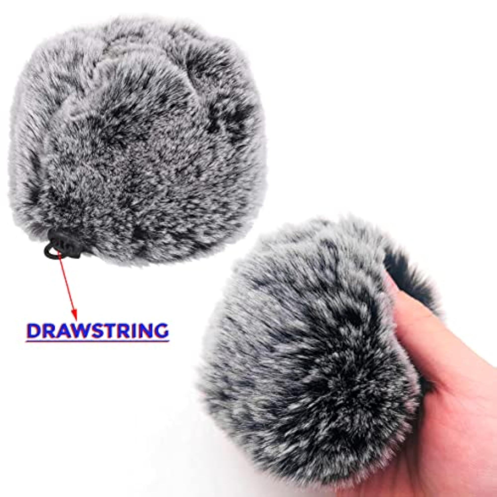 Microphone Windscreen Fur Cover Pop Filter for Yeti