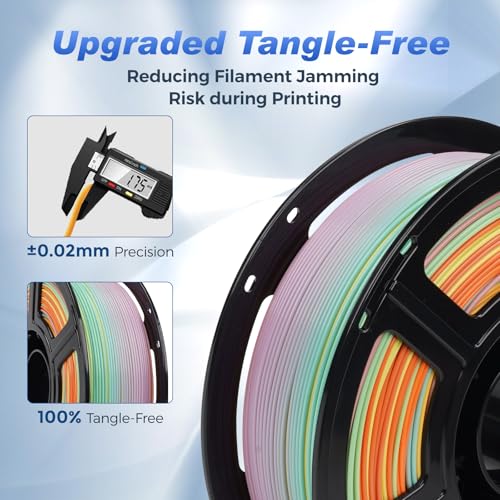 Image of FLASHFORGE Rapid PLA Filament 1.75mm Summer Reverie, 500mm /s High Speed Printing, 3D Printer Filament 1kg Spool, Dimensional Accuracy + /- 0.02mm, Enjoy Exceptional Print Quality