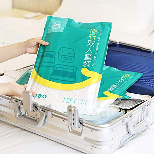 Ditind Bed Sheets Set Disposable For Travel (4 Pcs) #TOP6