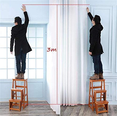 Taburete de escalada para interiores compacto y estable de madera 5
