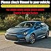 Tape-on Rain Guards for 2020-2024 Corolla Sedan, for 2020-2024 Toyota Corolla Accessories，Side Vent Visors Shades Window Deflectors for Toyota Corolla