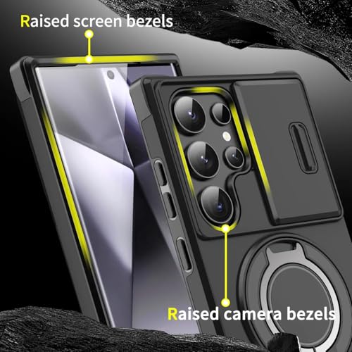 Coque antichoc Armor Samsung S23 Plus avec anneau aimanté et cache caméra intégré - 4