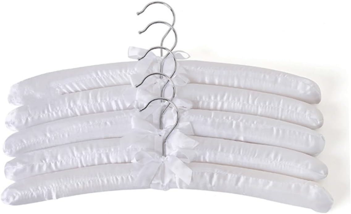 9pcs Cloth Hangers Edging Design for Home Satin Coat Hangers Random for Organizing Clothes Without Marks