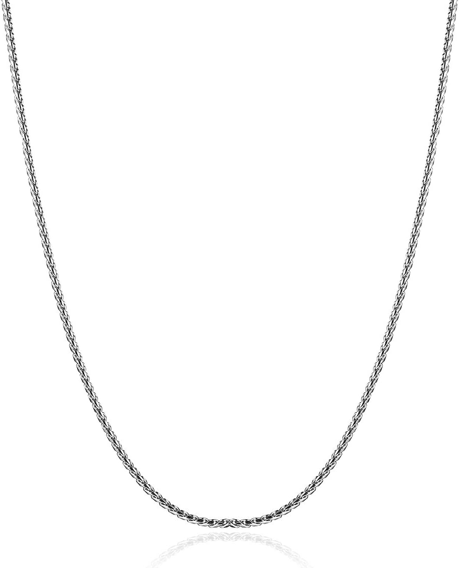 2mm Titanium Steel Unique Snake Chain Necklace for Men Women 18-30 Inches - Image 2