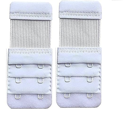 Red Rock Women's Plain/Solid Bra Hook Extender-2 Hook - 3 Eye (with Extra Elastic) Save Your Bra Increase Band Length-Bra Extensions-Bra Hooks for Women-image-7