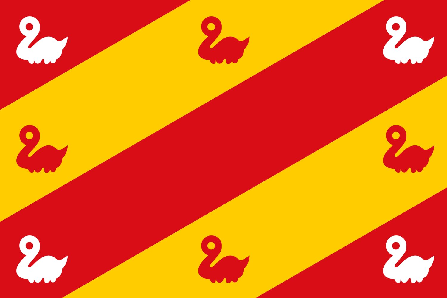 Drapeau de Bergen Pays-Bas grand format pavillon officiel hollandais 90x150cm