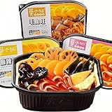 QIXINLIZYY Instant Hotpot Self-Heating 900g,(3 flavor availalbe) ，New Vegetable & Spicy