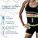 SZCLIMAX Waist Trimmers for Women and Men, Waist Trainer Belt, Sweat Band Waist Trainer for High-Intensity Training Green