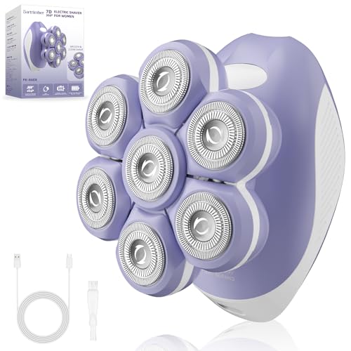 Bartrimber 7D Electric Razors for Women: Fast & Smooth Full-Area Electric Shaver for Women Flawless...