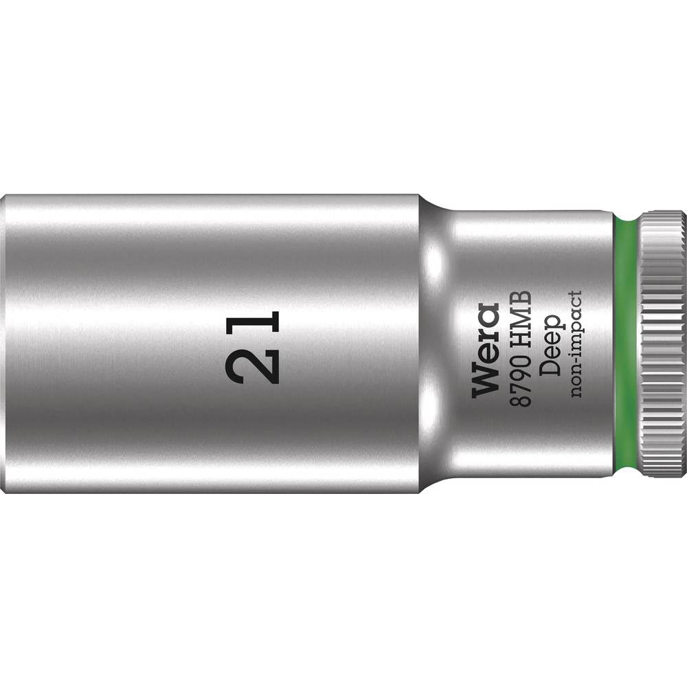 Wera 8790 HMB Deep 21,0, Grün, 21.0 mm