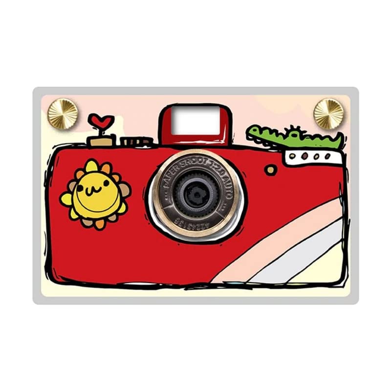 Paper Shoot Camera | Case Only - (Multiple Designs) Red Hand Drawn