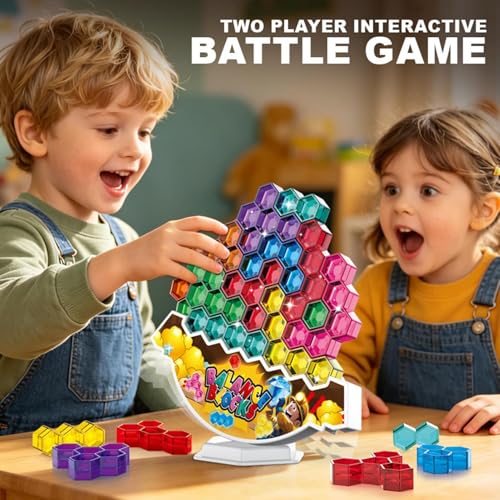 Bloques de construcción de madera infantiles para juego de mesa 4