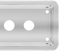 Vista 3 de GG Grand General 68389 Base de luz de puerta de cortesía de plástico cromado solo para Kenworth