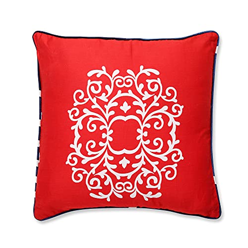 Image of Swayam Set of 2 Striped Print Cotton Blue Cushion Cover | 24 x 24 Inch | Soft Breathable Fabric with Hidden Zipper | Decorative & Stylish Cushion Covers for Sofa, Living Room, Bedroom & Couch