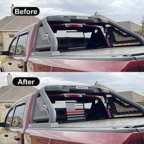 Image of Zhizhong Rear Middle Window Decals for Toyota Tacoma 2005-2023